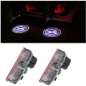 2x VW door lights VOLKSWAGEN logo LED projectors for GOLF, PASSAT, TOUAREG, SHARAN, TIGUAN, JETTA, EOS